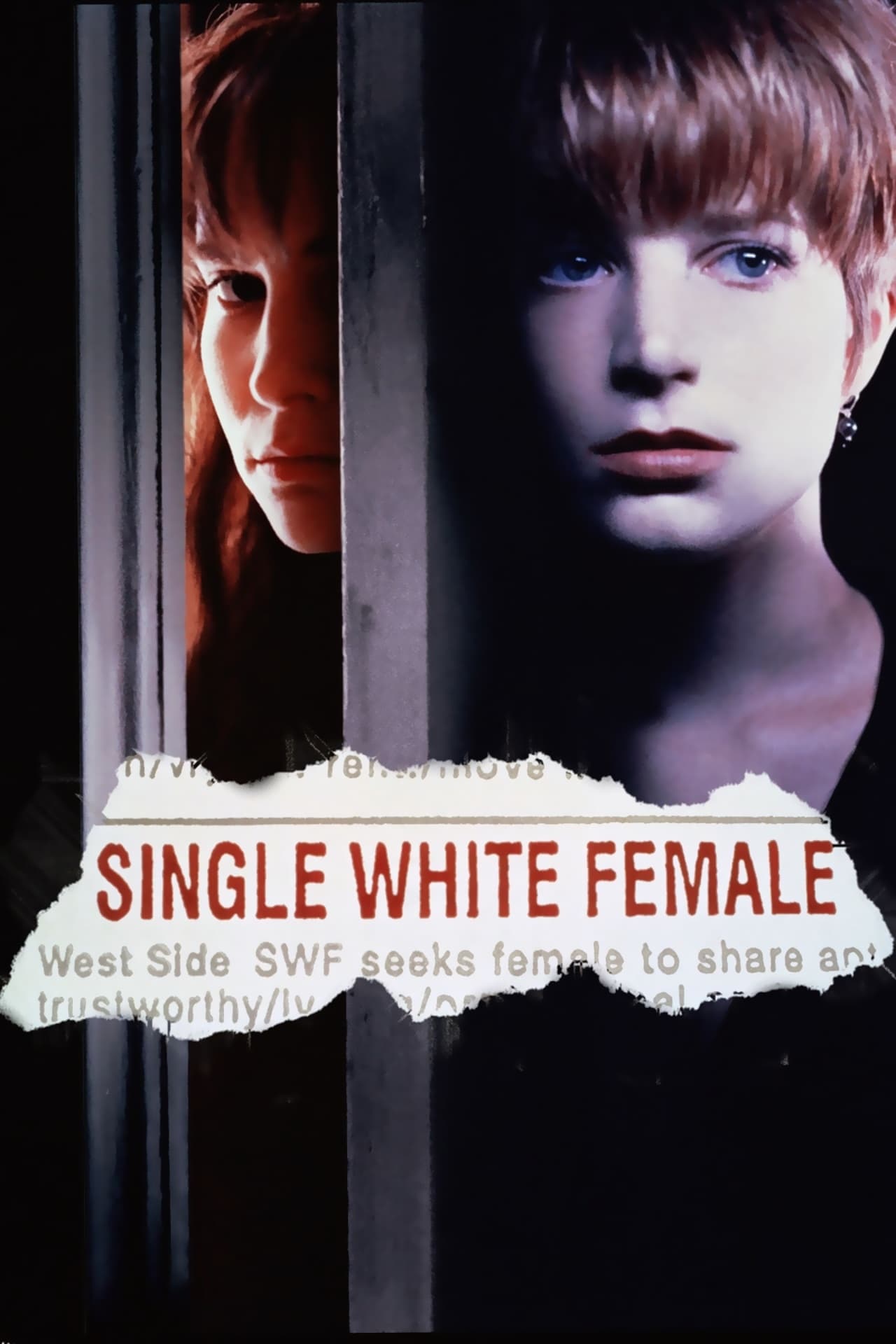 постер Одинокая белая женщина